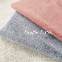 Imitation Soft Rabbit Fur with Bonding